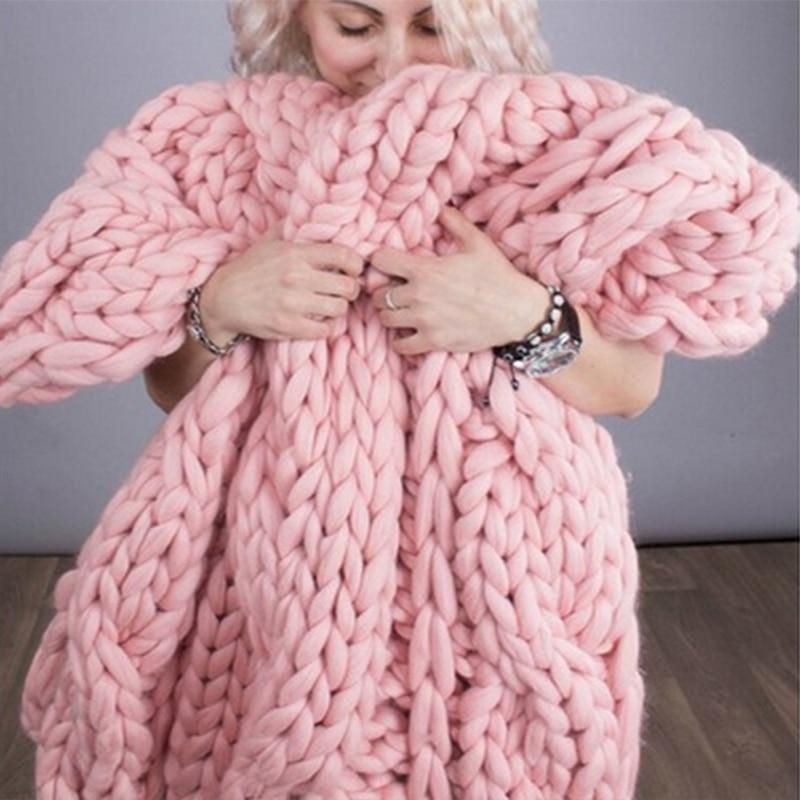 Blankets Premium Homemade Knitted Chunky Blanket - DiyosWorld