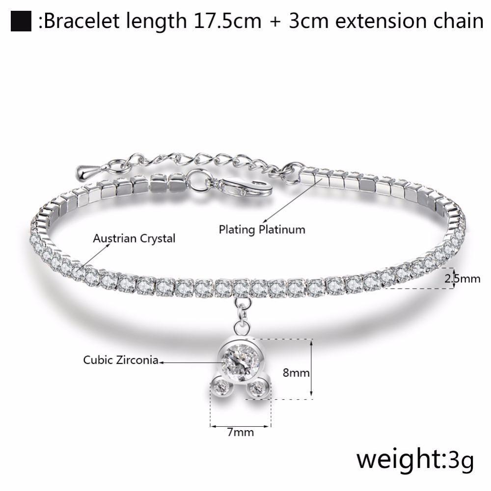 Chain & Link Bracelets Elegant Crystal Bracelet - DiyosWorld