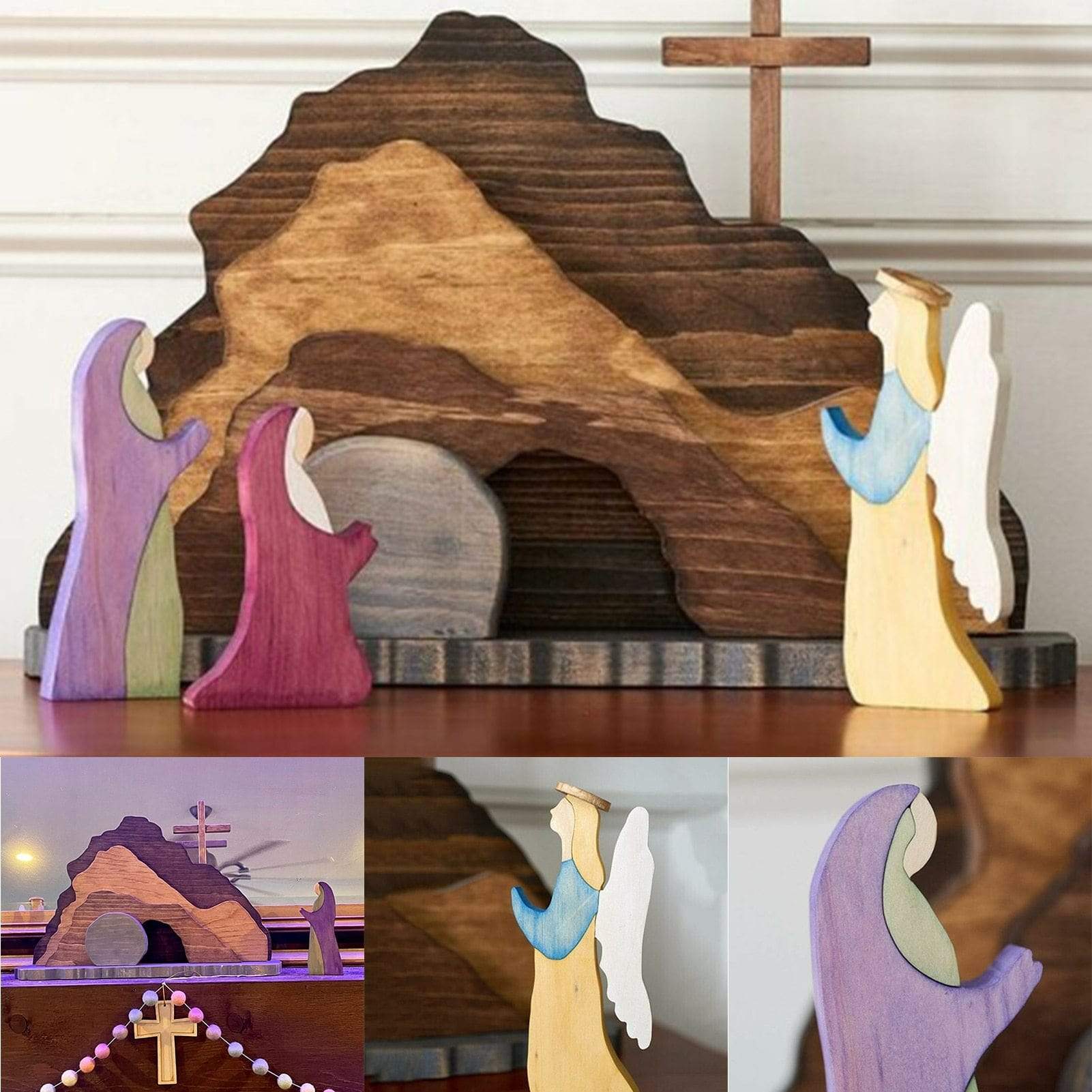 Figurines & Miniatures Easter Resurrection Scene - DiyosWorld