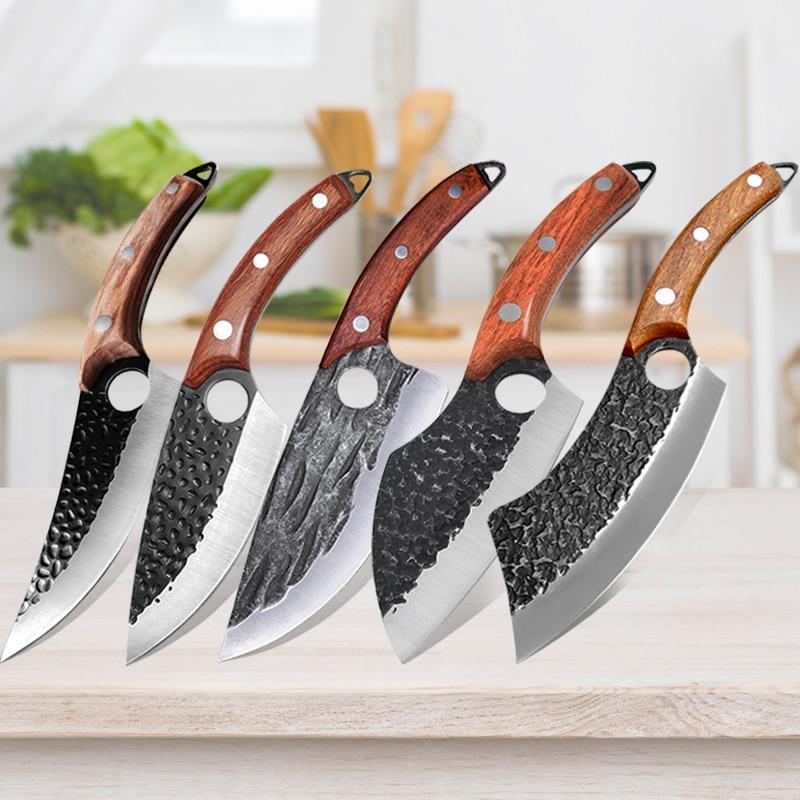 Kitchen Knives TaiKnive™ Finger Hole Forged Kitchen Knife - DiyosWorld