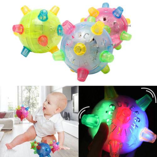 Light-Up Toys Jumping Ball For Babies And Pets - DiyosWorld