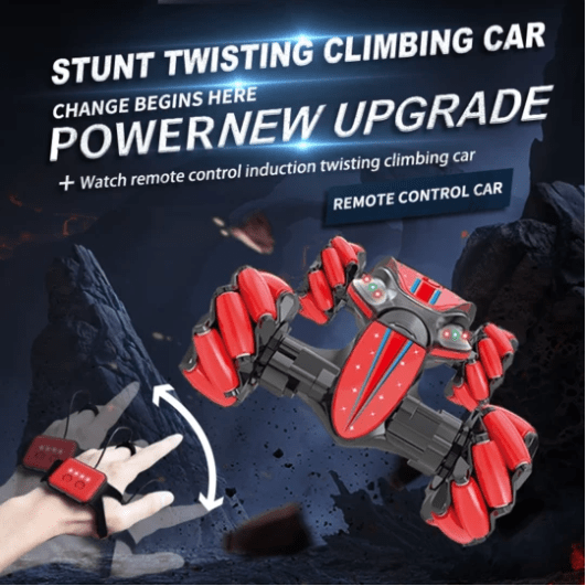 RC Cars Diyos™ Gesture Sensing Stunt Car RED - DiyosWorld