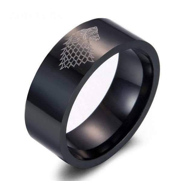 Rings Gothic Ring 7 / Black - DiyosWorld