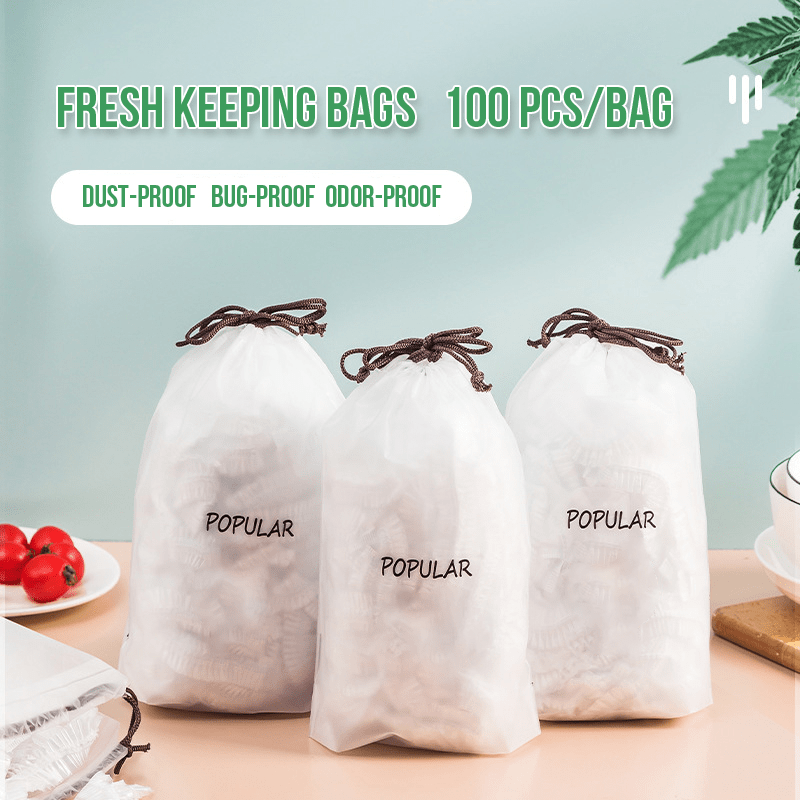 Saran Wrap & Plastic Bags EatFresh™ Storage Bags (100 pcs) - DiyosWorld