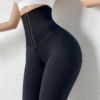 Yoga Pants Corset Belt High Waist Body Shaping Leggings Black / S - DiyosWorld