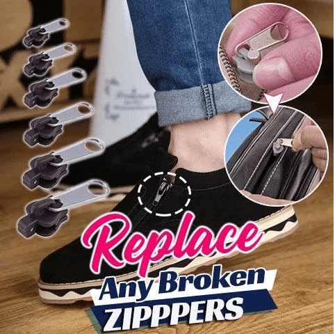 Zipper Sliders Zippy Fix™ Instant Zipper Repair Set (6 Pcs) - DiyosWorld